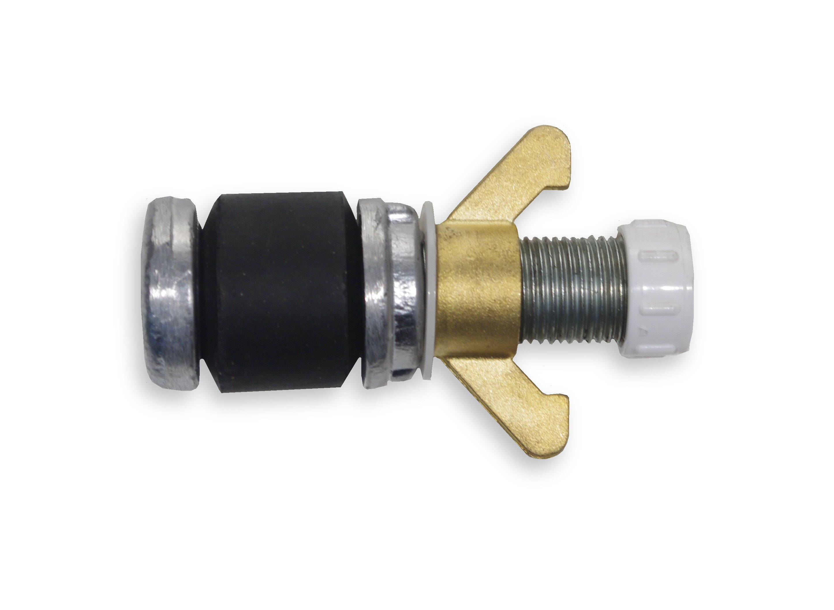 HUNTINGDON Aluminium Plug 2" med 1/2" hul, 49-60mm.